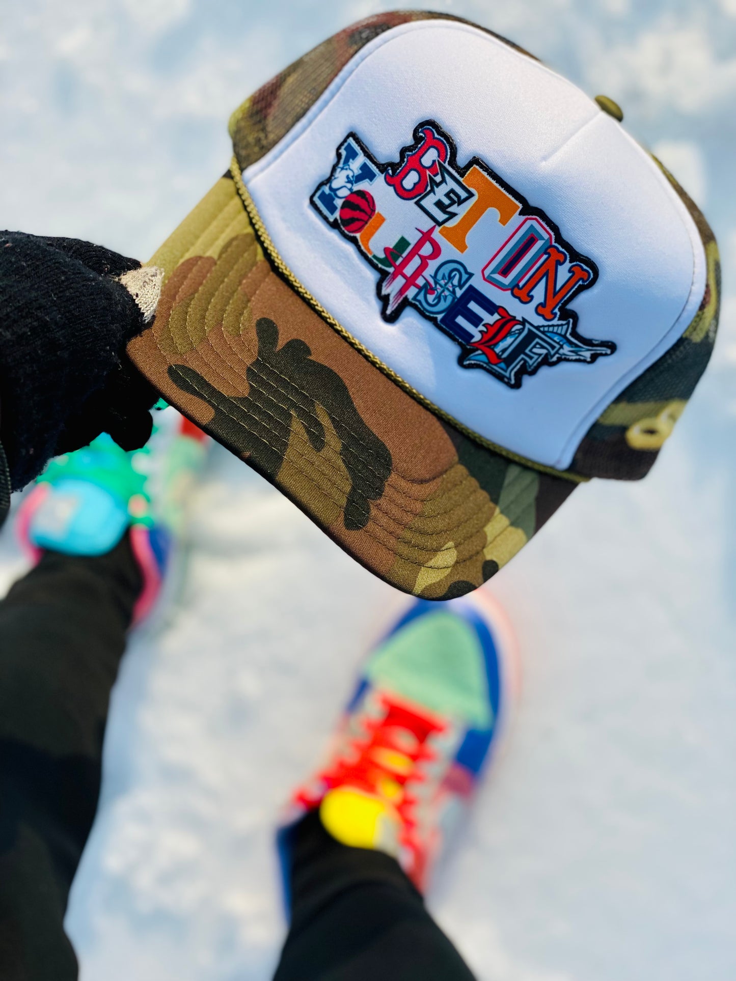 Bet On Yourself Camo Trucker