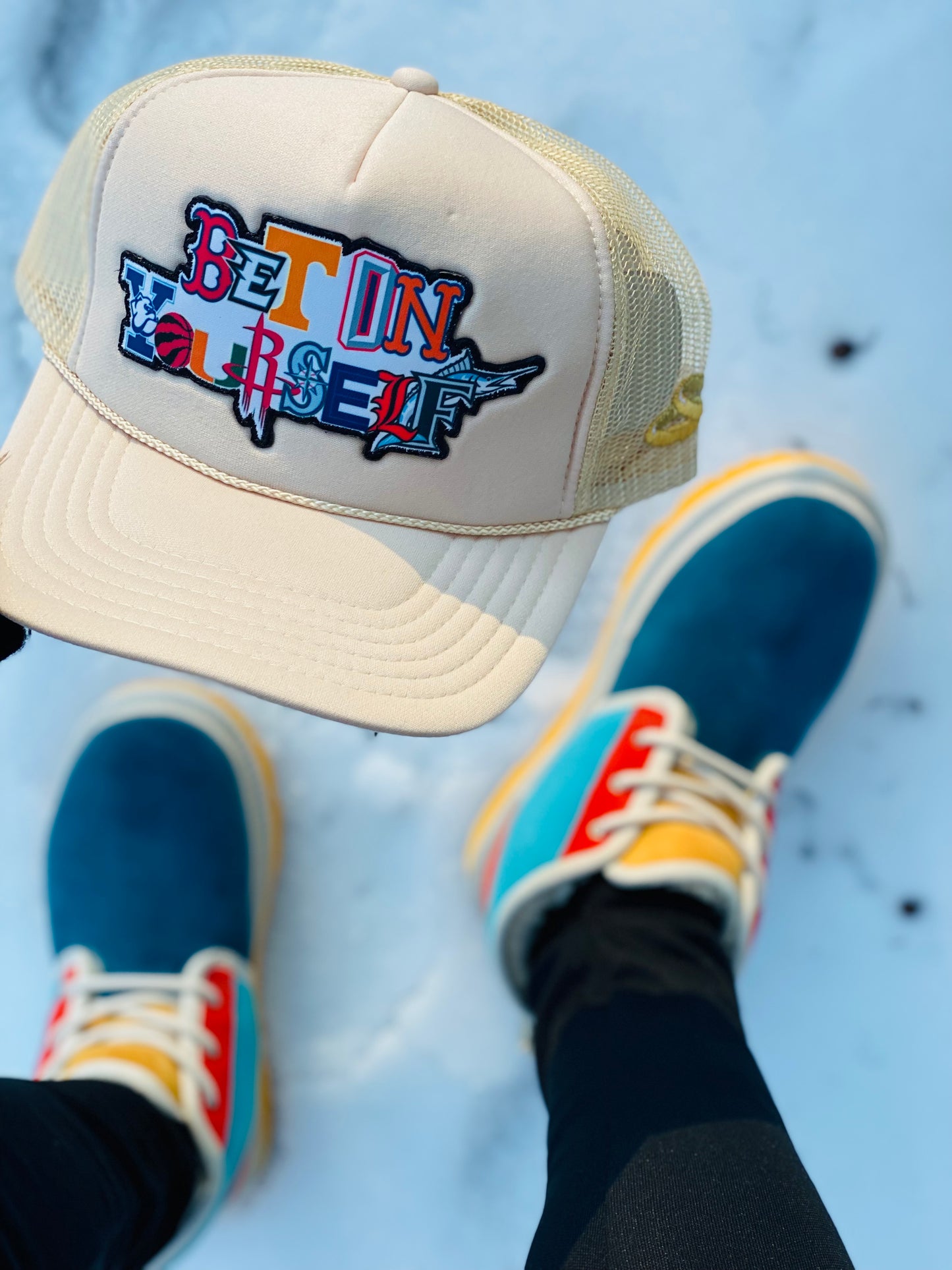 Bet on Yourself Trucker “Off-White”