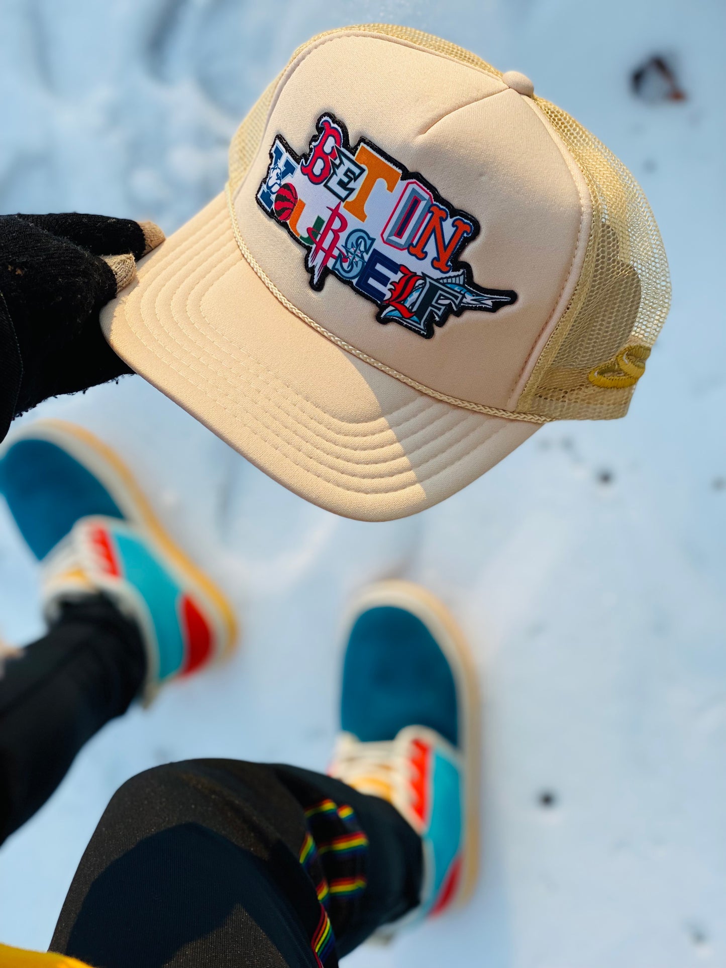 Bet on Yourself Trucker “Off-White”