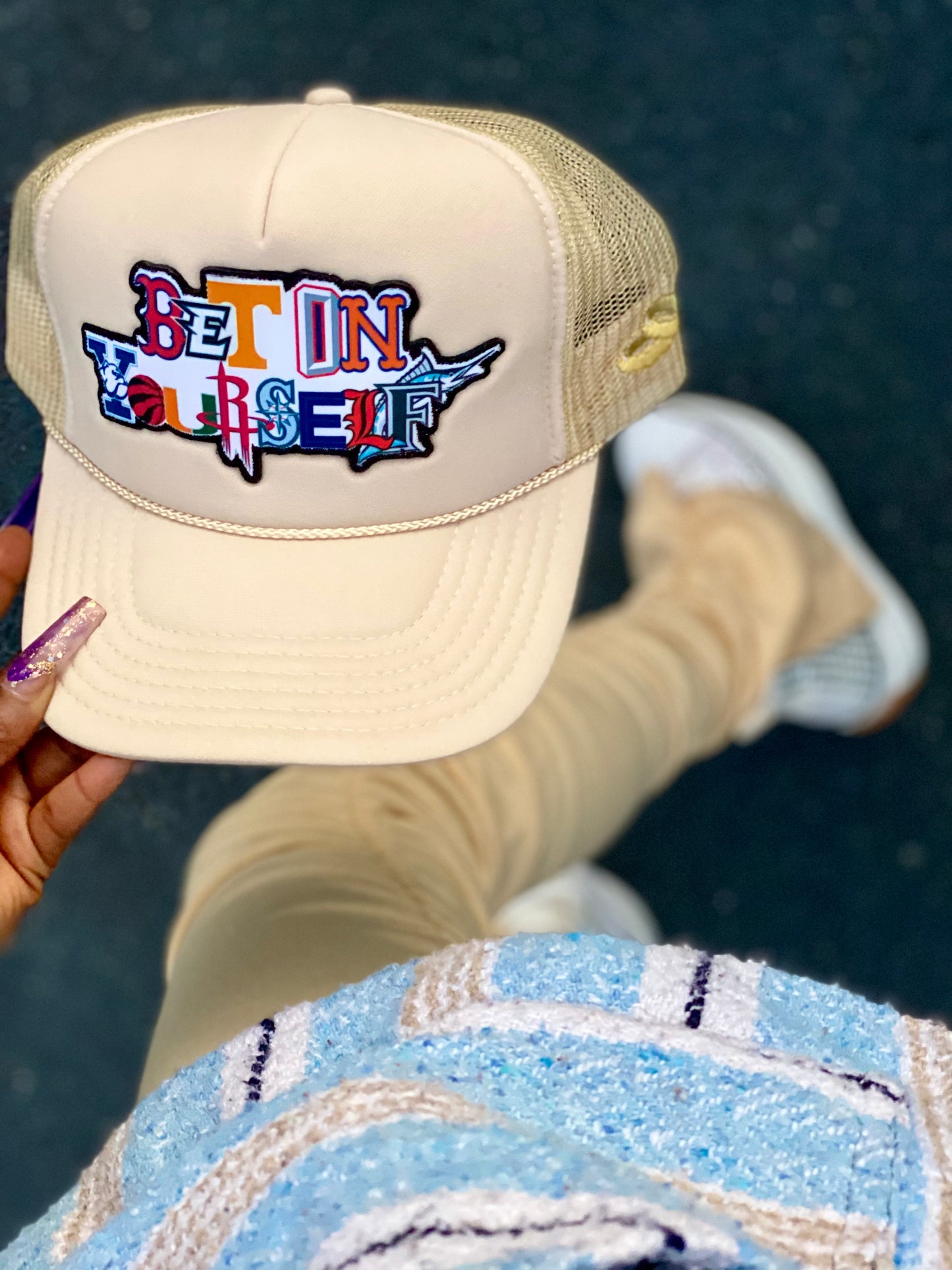 Bet on Yourself Trucker “Off-White”