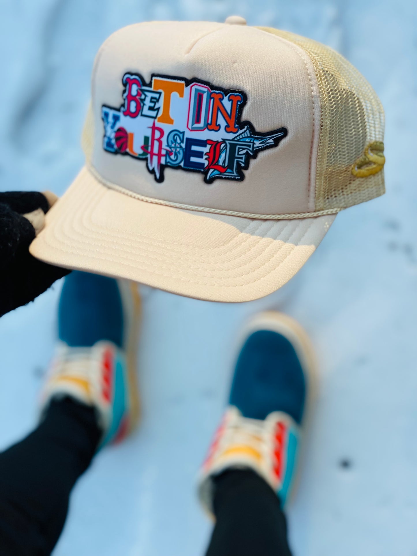Bet on Yourself Trucker “Off-White”