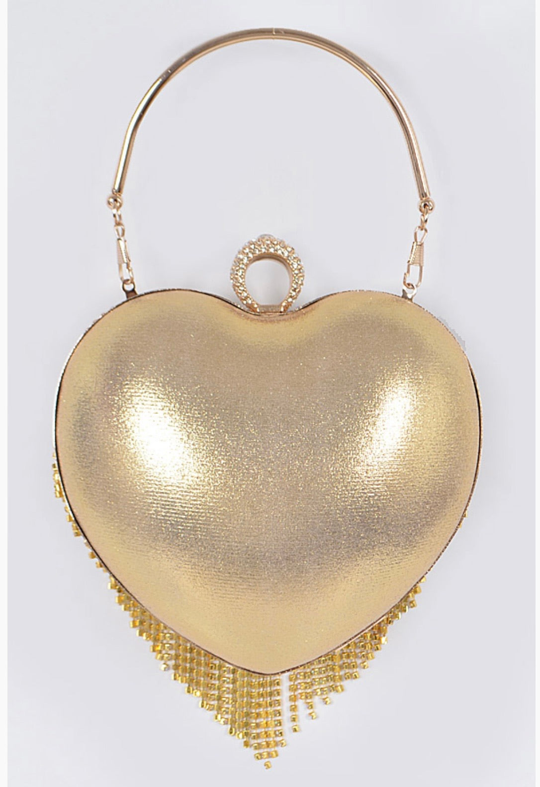 Chandelier Heart Clutch