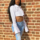 Button-Up Crop Shirt