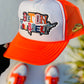 Bet On Yourself Neon Orange Trucker
