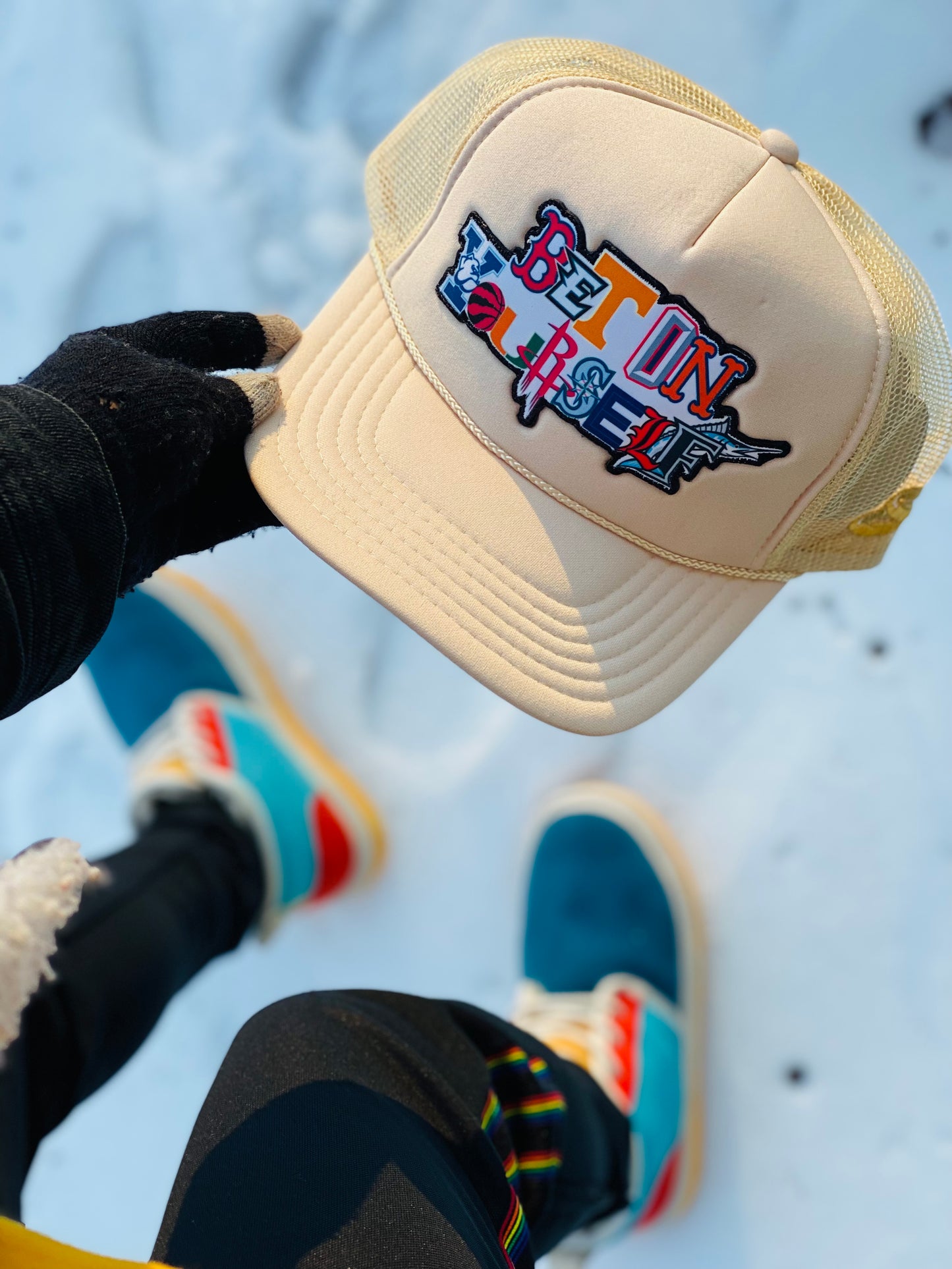 Bet on Yourself Trucker “Off-White”