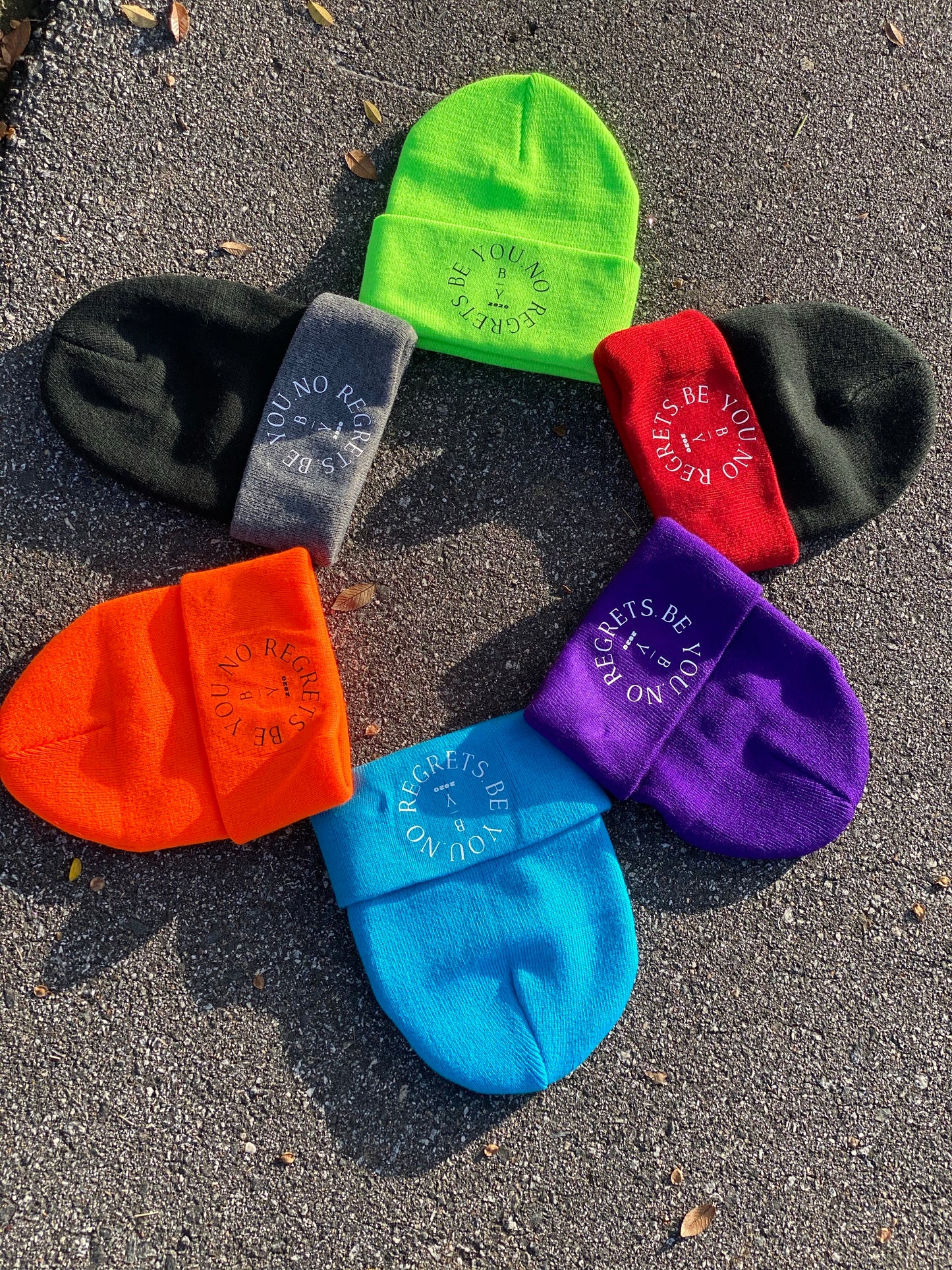 “No Regrets” Beanies