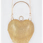 Chandelier Heart Clutch